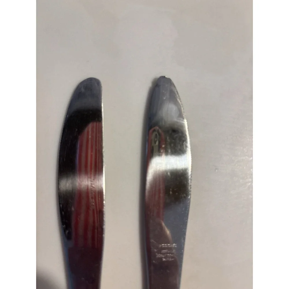 Lot of 3 Imperial SERTA Stainless Steel Flatware Solid Knives Vtg Korea - 8.25